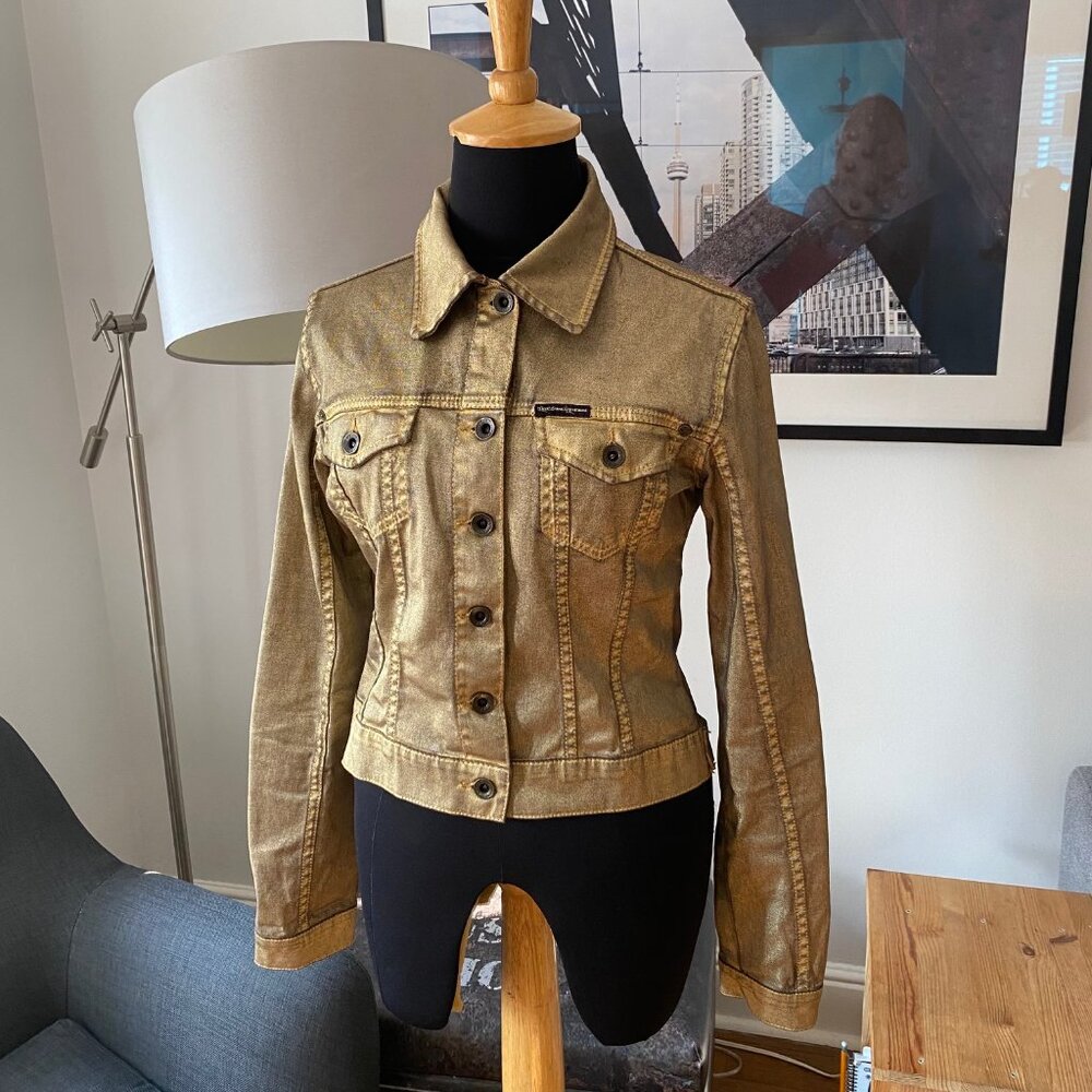 Gold Jean Jacket